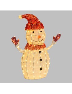 Pupazzo di Neve di Natale: La Magia di Natale con Illuminazione Personalizzabile