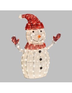 Pupazzo di Neve di Natale: La Magia di Natale con Illuminazione Personalizzabile