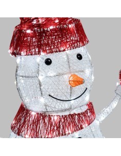 Pupazzo di Neve di Natale: La Magia di Natale con Illuminazione Personalizzabile