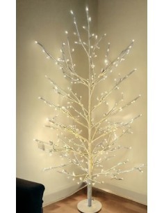 Albero Ramo Tiglio Bianco 120cm con 330 MicroLED FlashLED