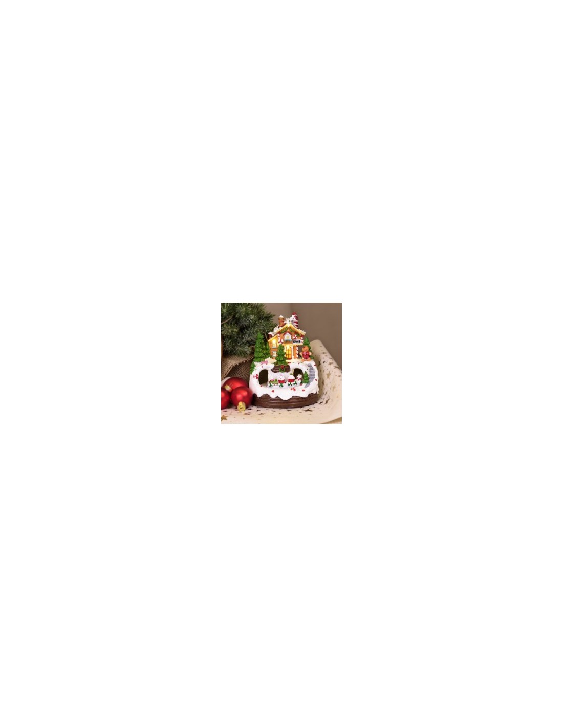 GIOSTRINA 77614 CASA MARZAPANE GINGER BREAD 15X18CM