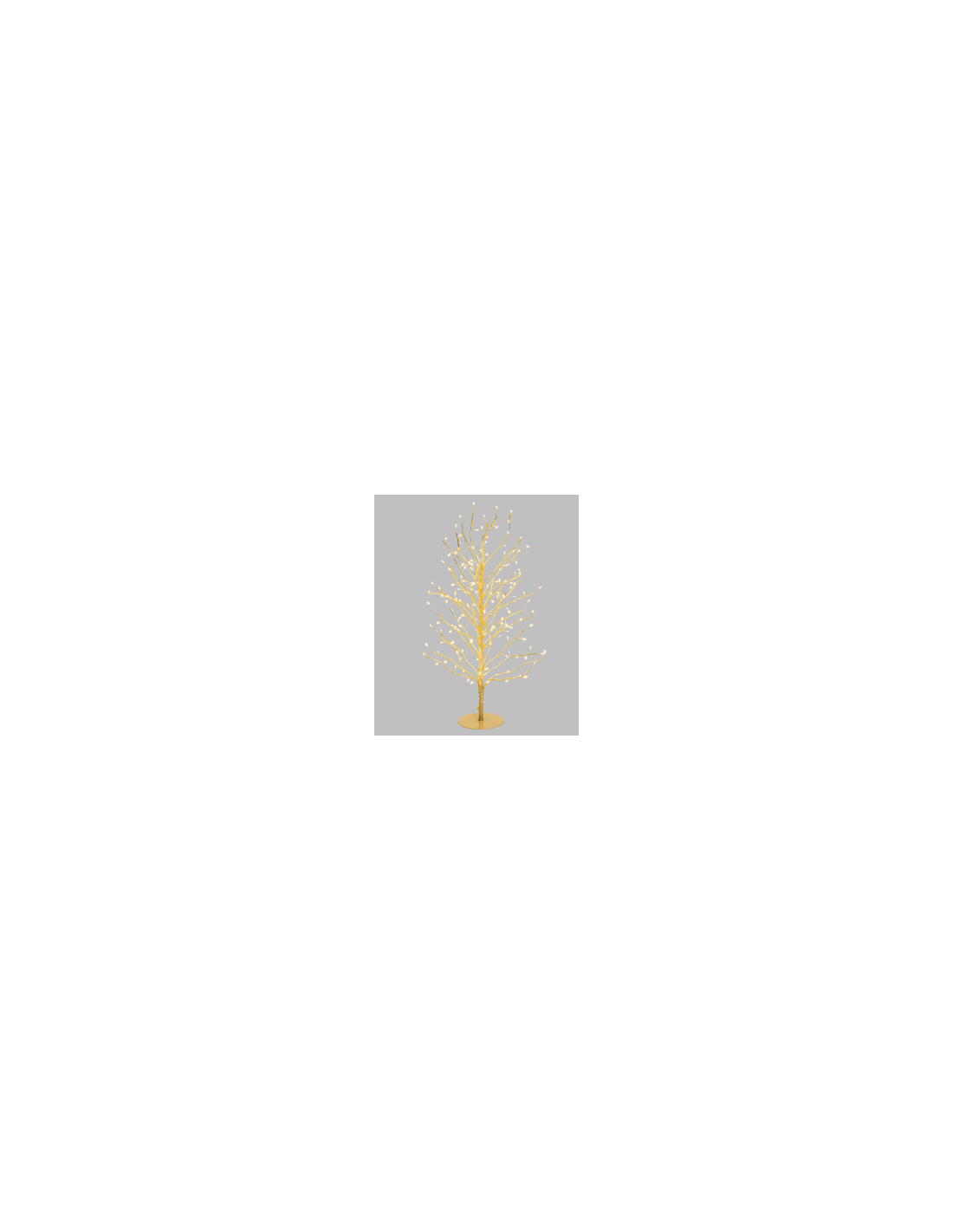 ALBERO 77805 RAMO TIGLIO CHAMPAGNE 160MICROLED 60CM