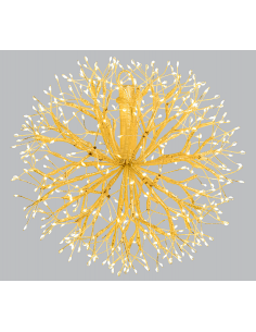 RAMO SFERA 77492 CHAMPAGNE 30CM 384MICROLED BIANCO CALDO