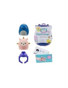 Mini Squishmallows da 2,5 cm Serie 1 con Anello – Set da 2 Personaggi Collezionabili