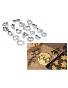 SET 18 STAMPINI 204678 INOX DEC.NATALIZIO