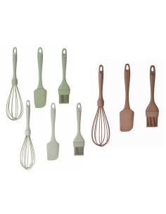 SET 3 UTENSILI 209620 SILICONE COLORI ASSORTITI