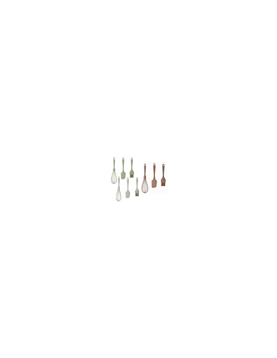 SET 3 UTENSILI 209620 SILICONE COLORI ASSORTITI