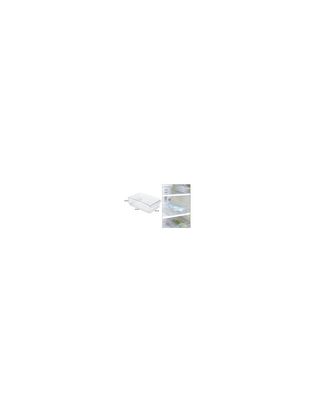 CONTENITORE 190185 PLASTICA CON RUOTE 22X36X11CM