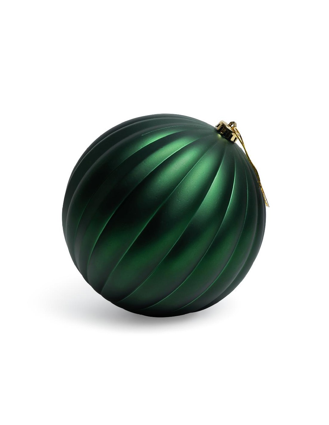 SFERA STRIATA VERDE 20CM PLASTICA