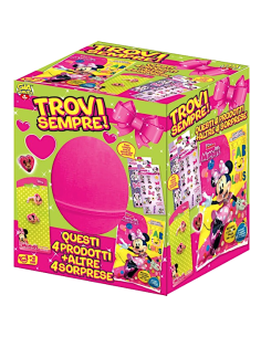 UOVO SORPRESE GIRL MINNIE, CONFEZIONE A FORMA DI UOVO, GIOCO BAMBINI