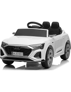 AUTO ELETTRICA CON TELECOMANDO GIOCO BAMBINI AUDI SQ8 12V BIANCA