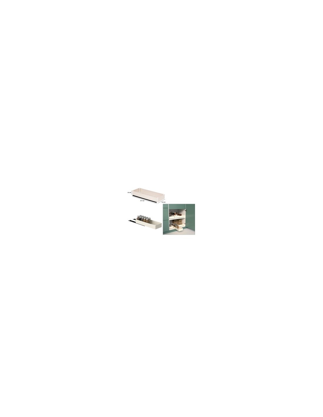 Organizer da Scrivania 37,7 cm Beige