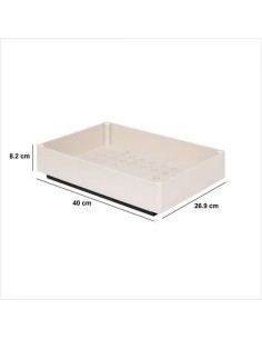 Organizer da Scrivania 40 cm Beige