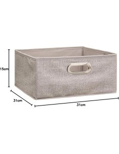 PORTAOGGETTI 138886G 31X15CM BEIGE su TreG Ingrosso