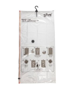 5five Sacco Compressore Air-Coat 160x70 cm – Trasparente