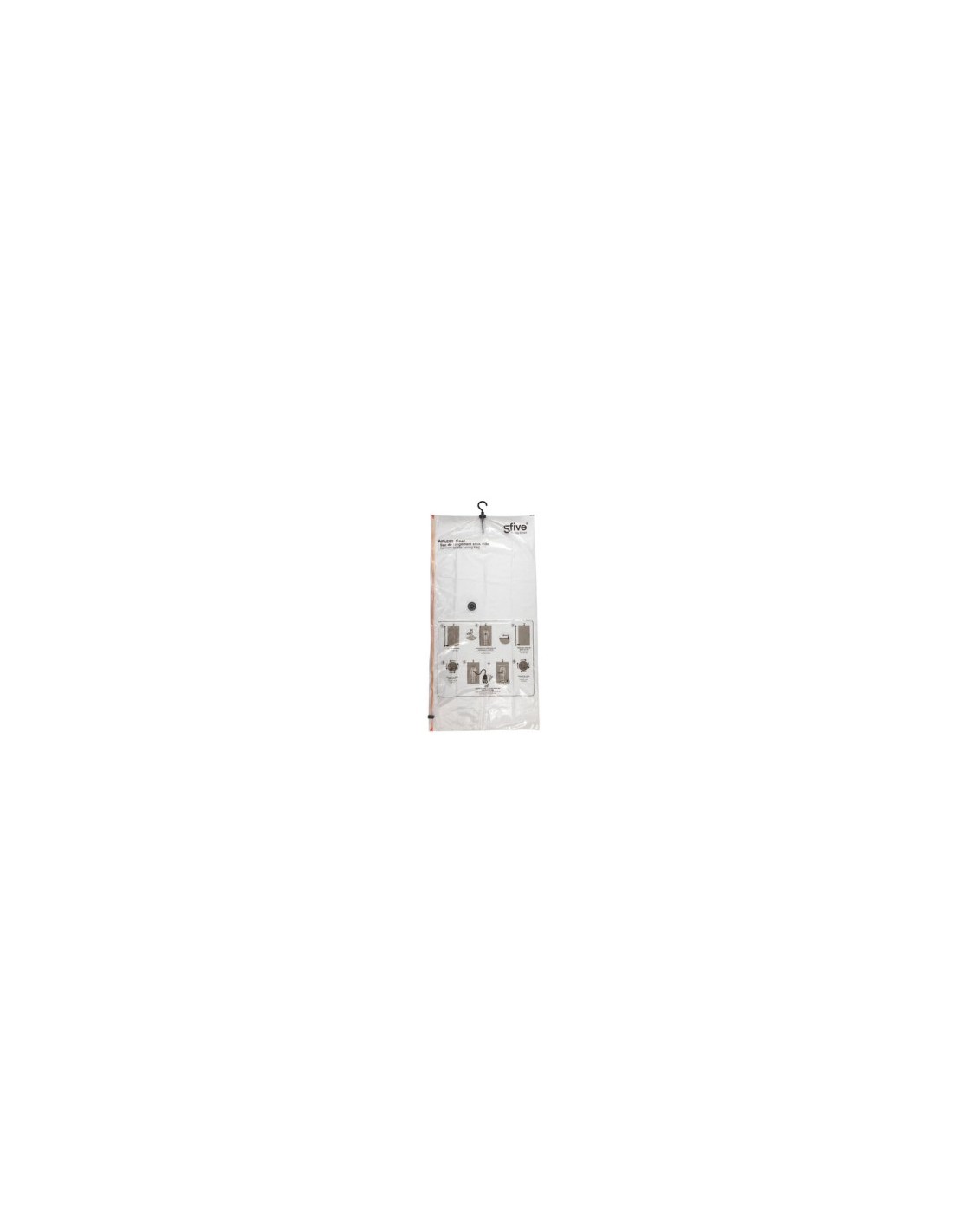 5five Sacco Compressore Air-Coat 160x70 cm – Trasparente