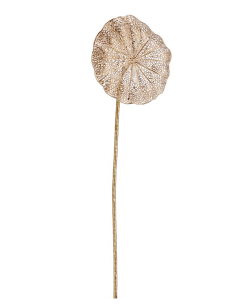 FOGLIA DI LOTO HOWELL ORO H55CM