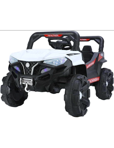 AUTO FUORISTRADA, 12V, BIANCA, GIOCO BAMBINI CON TELECOMANDO