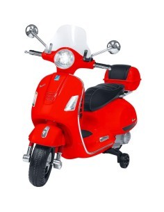 VESPA GTS, 12V, ROSSA, MOTO ELETTRICA BAMBINI CON TELECOMANDO