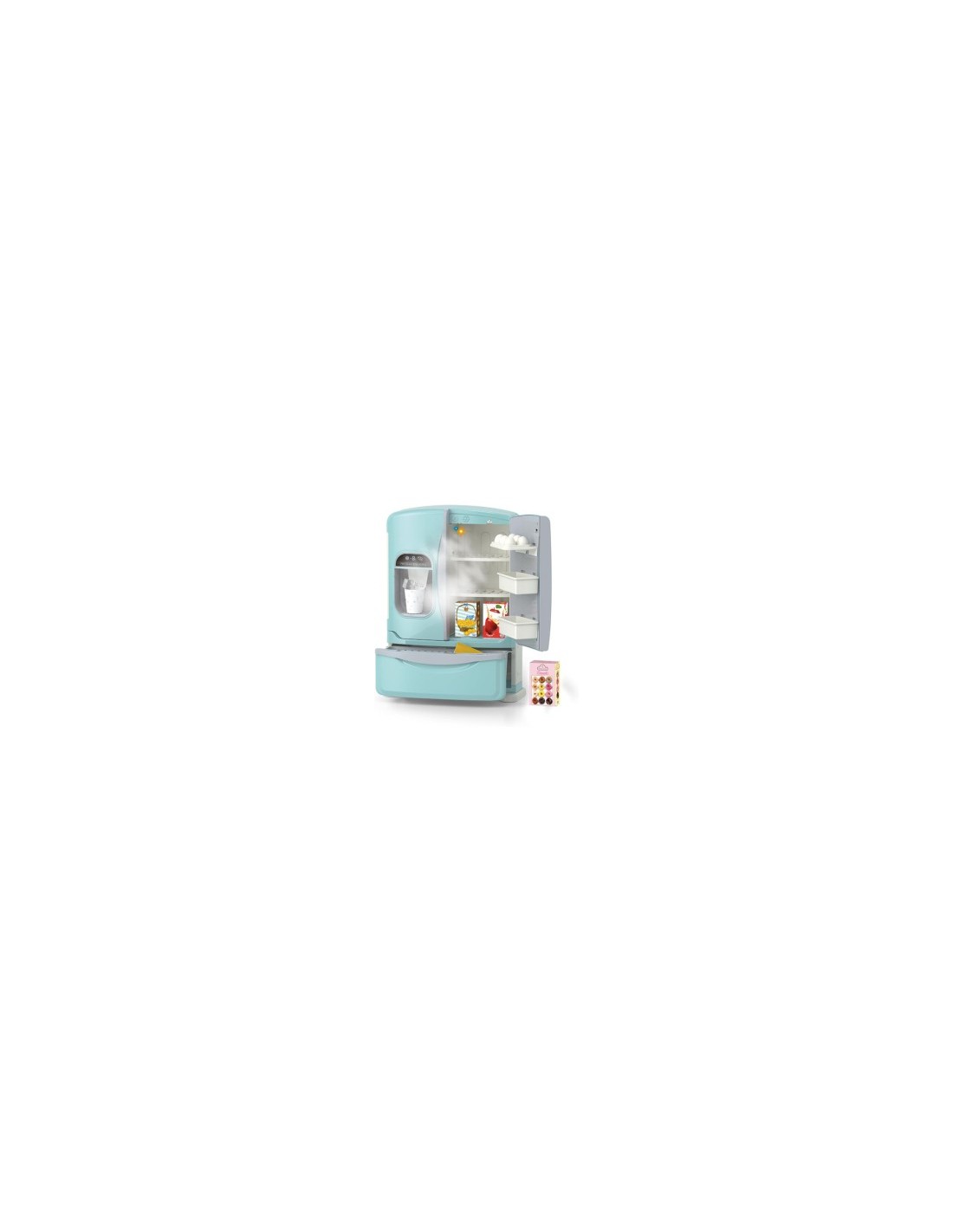 MAISONELLE, FRIGORIFERO DELUXE GIOCATTOLO, LUCE, SUONI, EFFETTO VAPORE, ACCESSORI, 30X40,2X11,5 CM