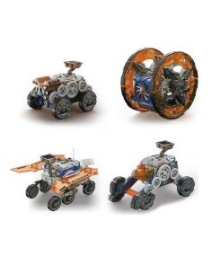 MARS, SET DISCOVERY MEZZI R/C 4IN1, VEICOLI SPAZIALI ASSEMBLABILI E PILOTABILI, 38,3X11X24 CM
