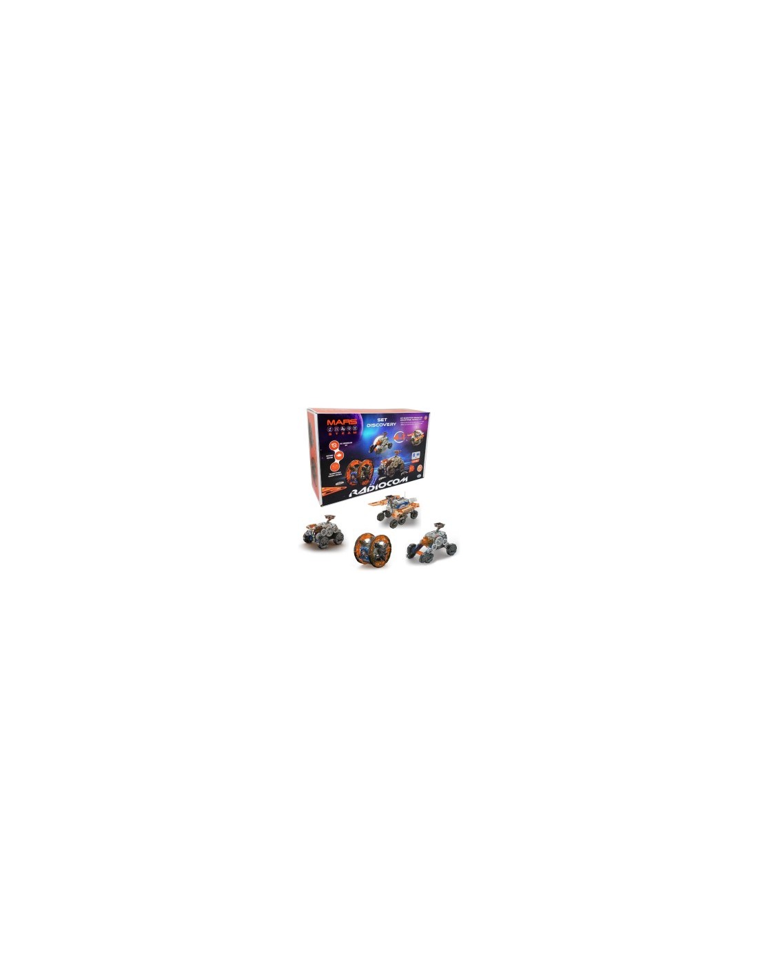 MARS, SET DISCOVERY MEZZI R/C 4IN1, VEICOLI SPAZIALI ASSEMBLABILI E PILOTABILI, 38,3X11X24 CM