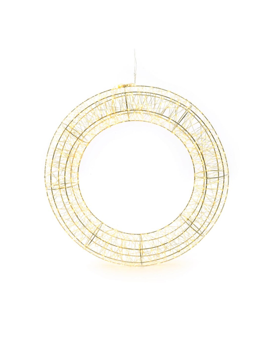 CORONA METALLO DIAM.48CM CON 1440 LUCI