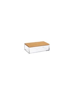 CONTENITORE CON COPERCHIO IN BAMBOO 16 X 10 CM su TreG Ingrosso