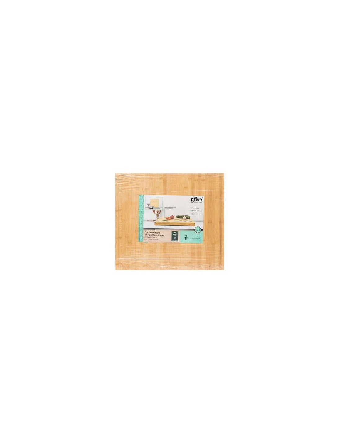 Tagliere Copri Piano di Cottura – 52 x 58 cm, Bambù