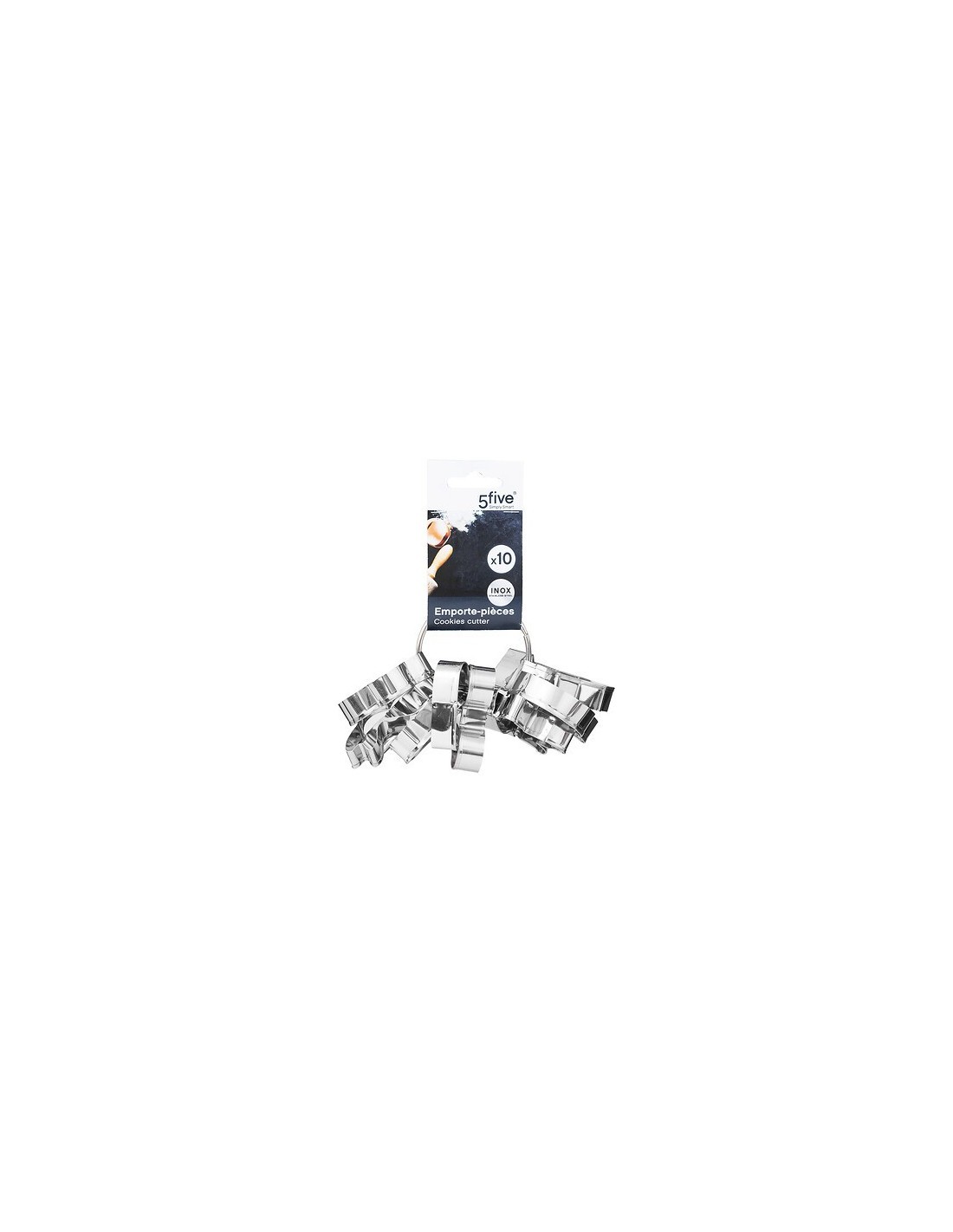SET 10 TAGLIABISCOTTI 151190 ACCIAIO su TreG Ingrosso