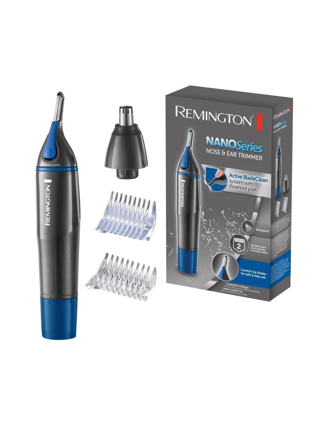 NANO SERIES RIFINITORE NASO/ORECCHIE A BATTERIA NE3850 REMINGTON su...