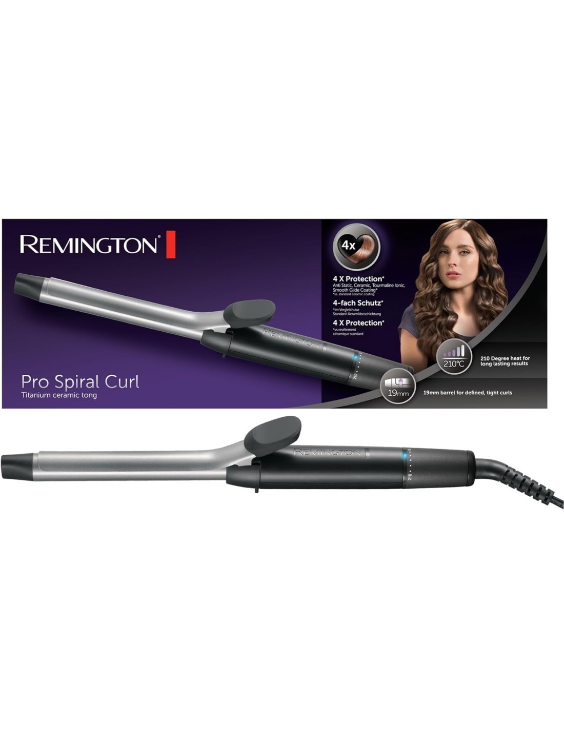 ARRICCIACAPELLI CI5519 PRO SPIRAL CURL su TreG Ingrosso