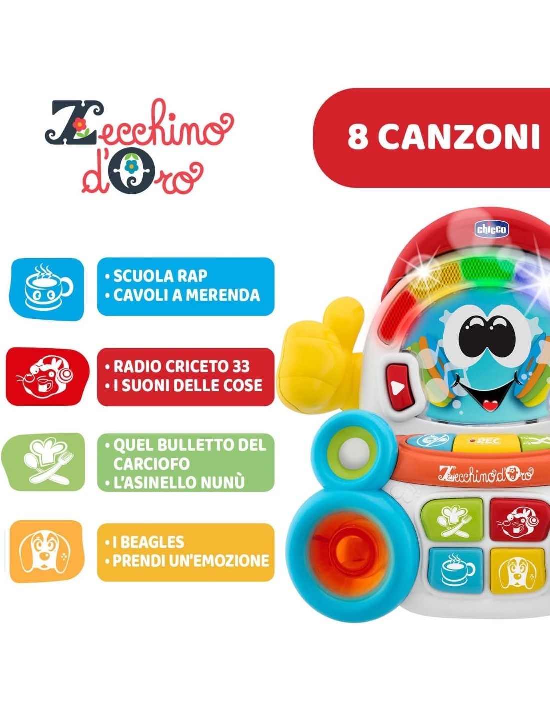GIOCO SONGY IL CANTANTE 9492 CHICCO su TreG Ingrosso