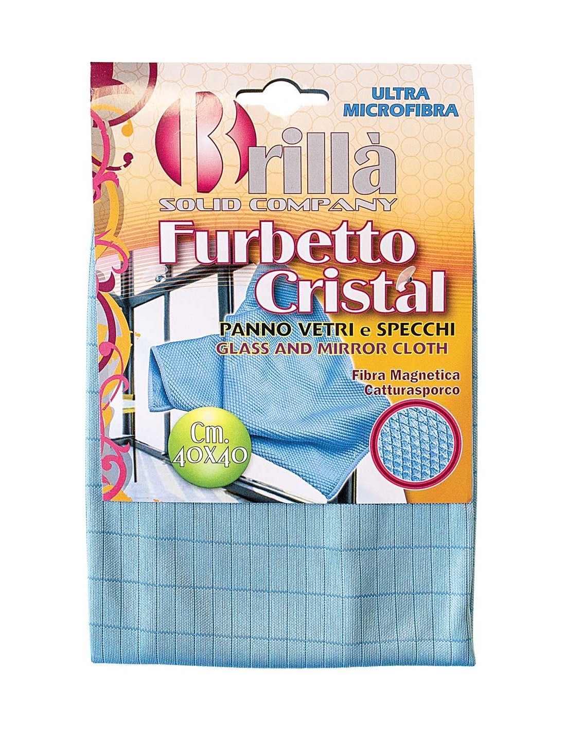 PANNO FURBETTO CRISTAL 40X40 LA BRIANTINA su TreG Ingrosso
