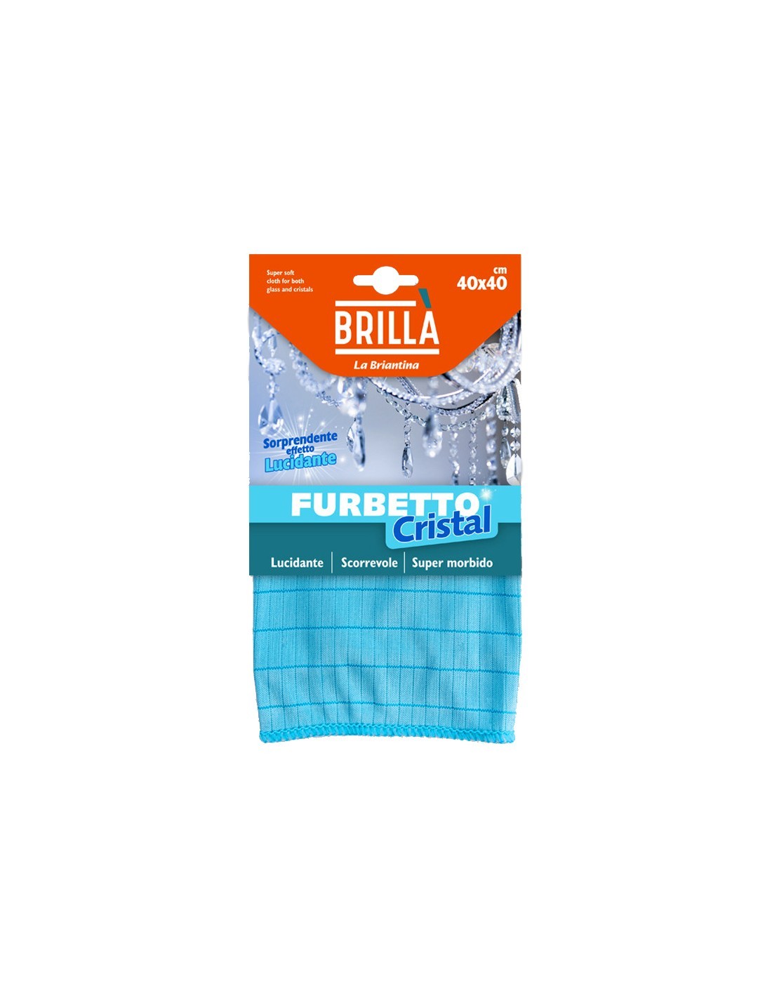 PANNO FURBETTO CRISTAL 40X40 LA BRIANTINA su TreG Ingrosso