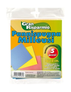 CONFEZIONE 5 PANNISPUGNA 1000 USI PAN02534 su TreG Ingrosso