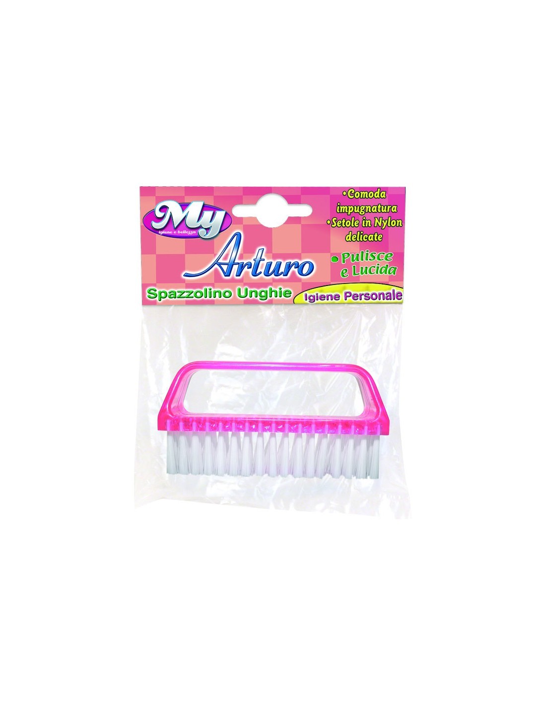 SPAZZOLINO UNGHIE NYLON ARTURO C/MANICO LA BRIANTINA su TreG Ingrosso