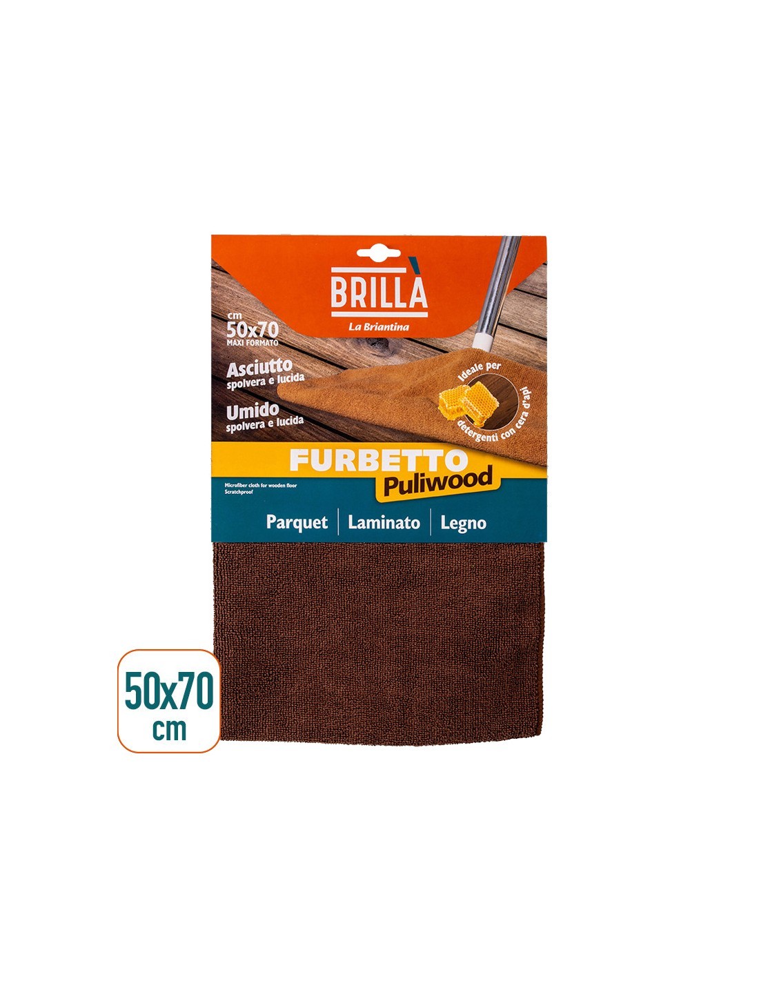 PANNO FURBETTO PAN04309A PULIWOOD 50X70 su TreG Ingrosso