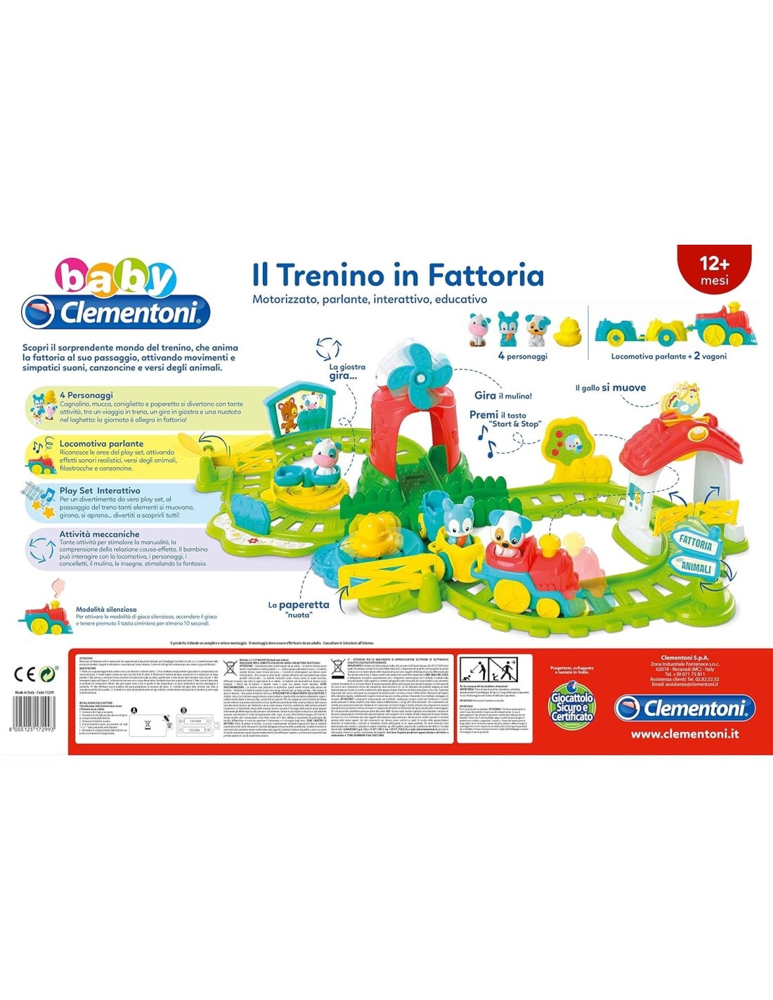BABY 17756 TRENINO IN FATTORIA su TreG Ingrosso