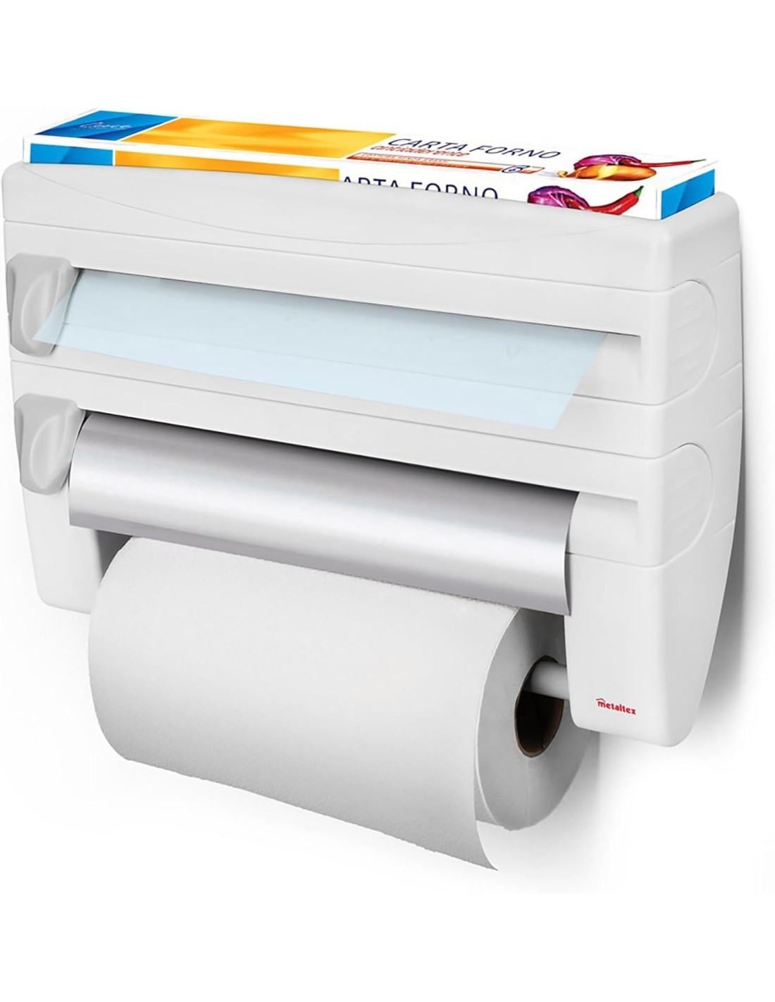 ROLL'N'ROLL DISPENSER ROTOLI IN PLASTICA METALTEX su TreG Ingrosso