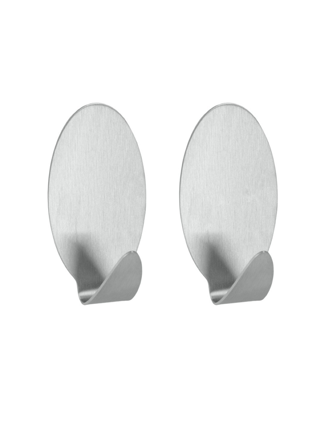 JUMBO BLISTER 2 GANCI IN ACCIAIO INOX SATINATO METALTEX su TreG Ing...