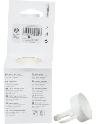 BOTTIGLIA PER DECORAZIONI 375ML PLASTICA METALTEX su TreG Ingrosso