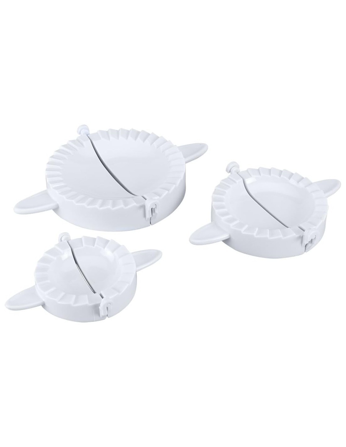 SET 3 FORME PER RAVIOLI IN POLIPROPILENE METALTEX su TreG Ingrosso