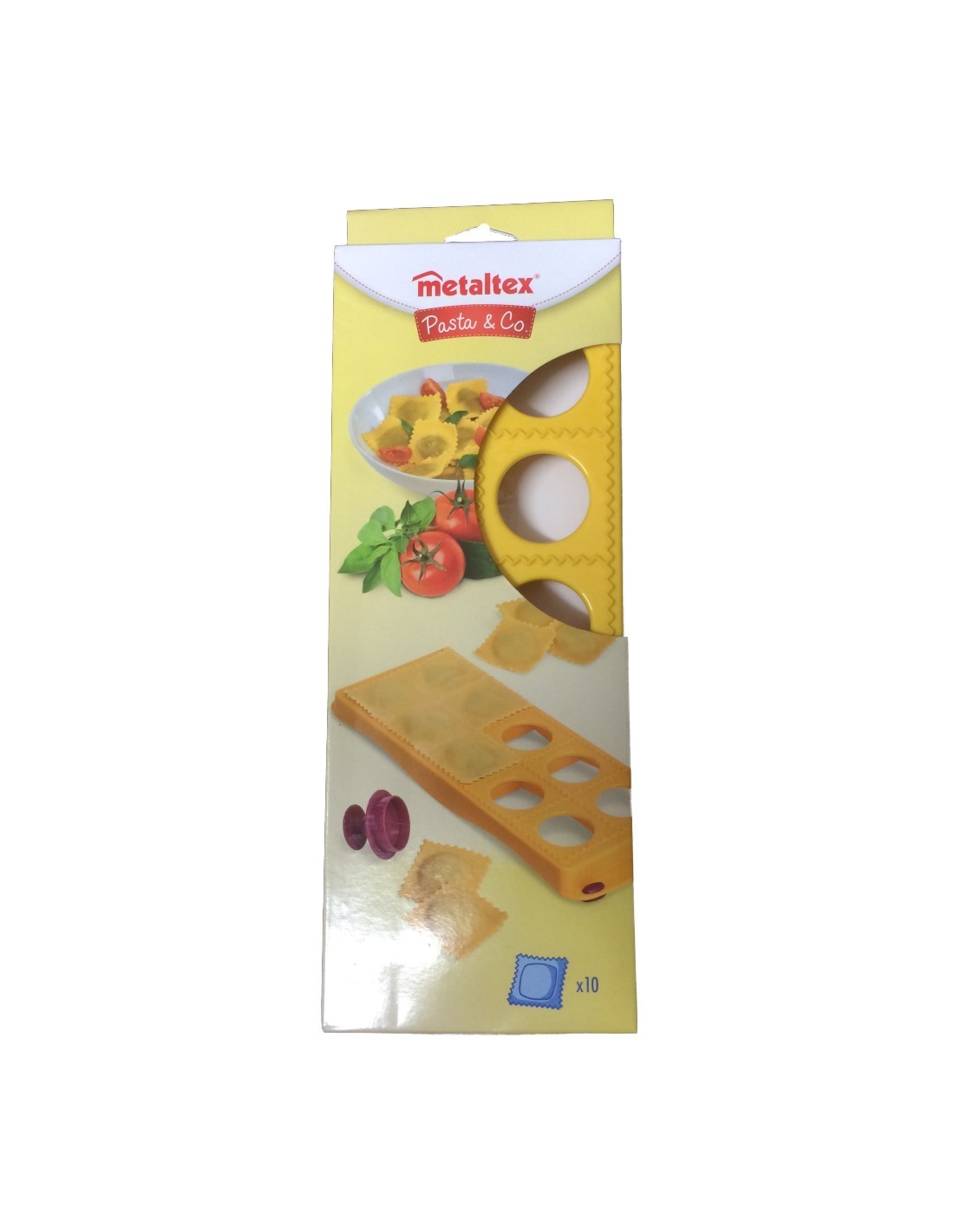 STAMPO 10 RAVIOLI IN POLIPROPILENE METALTEX su TreG Ingrosso