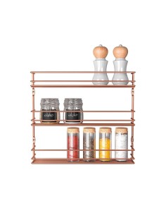 PEPITO COPPER PORTASPEZIE 3 RIPIANI 36X8X32CM METALTEX su TreG Ingr...