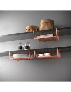 KANGURO40 COPPER CESTO SOTTORIPIANO IN RAME METALTEX su TreG Ingrosso