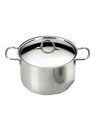 ECOLINE PENTOLA IN ACCIAIO INOX 2 MANICI 18 CM PINTINOX su TreG Ing...