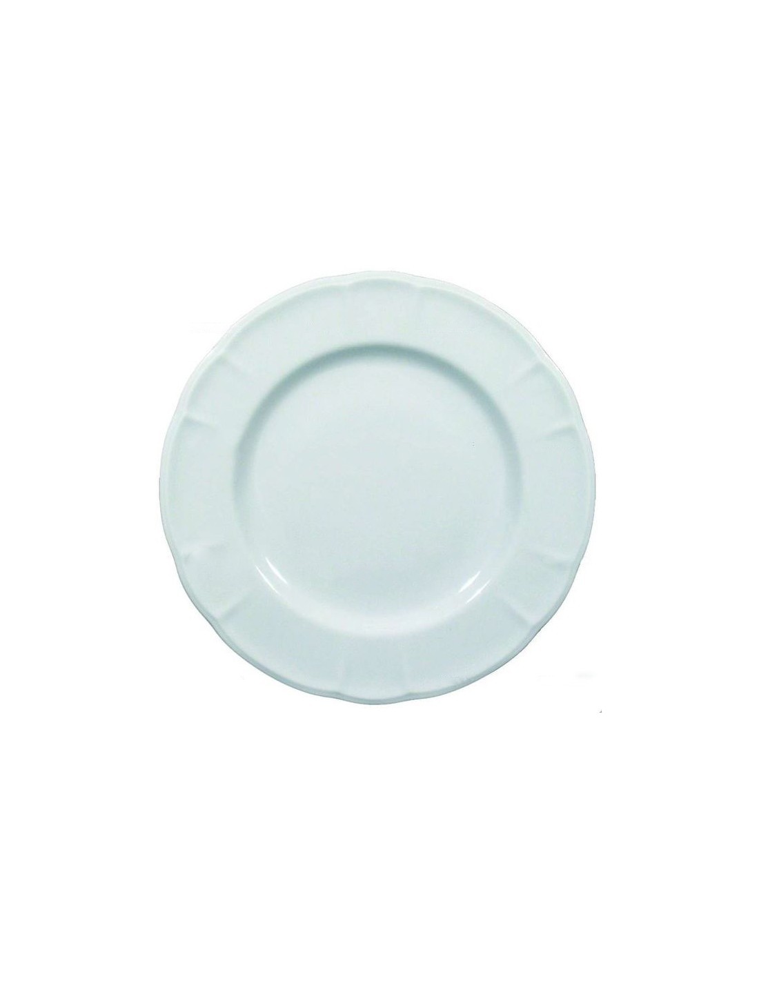 LONDRA PIATTO PIANO 26CM BIANCO SATURNIA su TreG Ingrosso