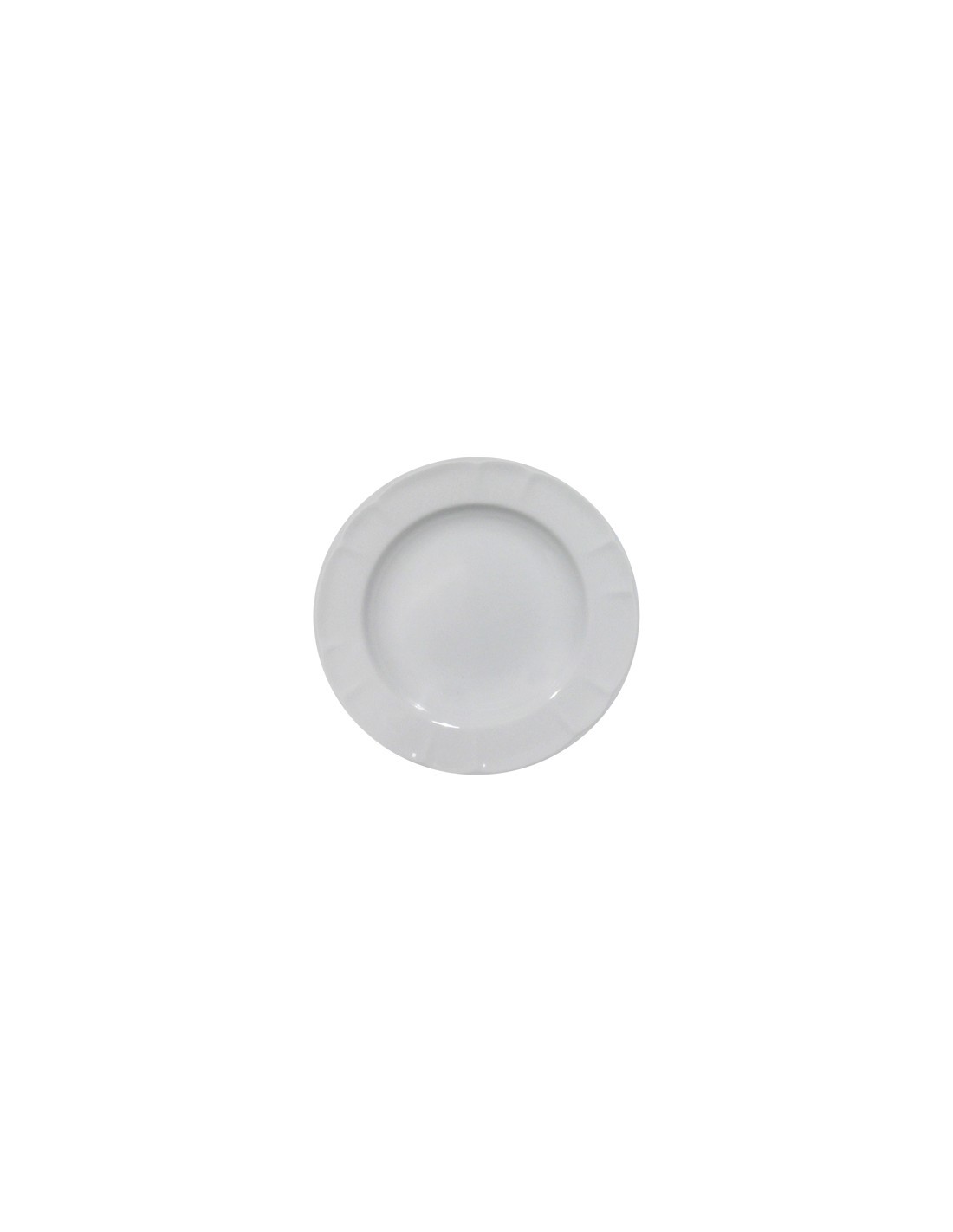 LONDRA PIATTO FONDO 23 CM BIANCO SATURNIA su TreG Ingrosso