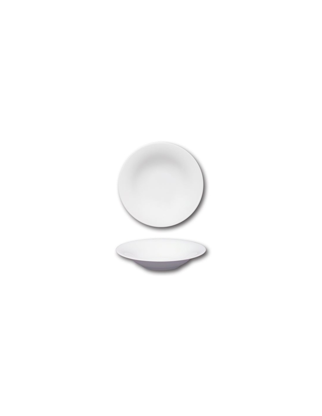 NAPOLI PIATTO BOWL BIANCO 26 CM SATURNIA su TreG Ingrosso